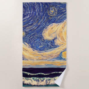 Serviette De Plage La nuit étoilée