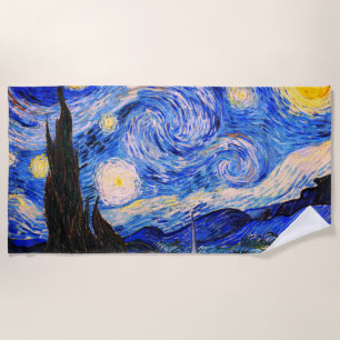 Serviette De Plage La nuit étoilée par Vincent Van Gogh