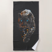 Serviette De Plage La panthère (Devant)