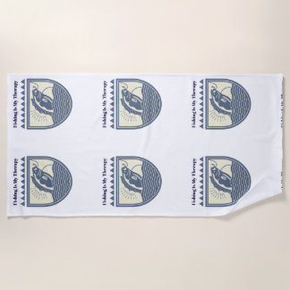 Serviette De Plage La pêche est ma thérapie