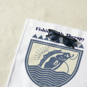 Serviette De Plage La pêche est ma thérapie (En situation)