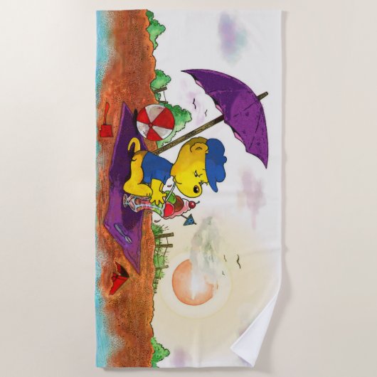 Serviette De Plage La plage de Ferald's Ice-Cream Delight (Devant)