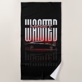 Serviette de plage la plus Recherchée Street Racer (Devant)