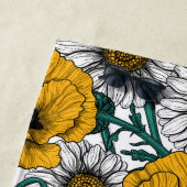 Serviette De Plage La prairie en jaune (En situation)