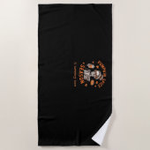 Serviette De Plage La saison des épices citrouilles commence bientôt (Devant)