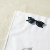 Serviette De Plage La sérénité sur la côte (En situation)