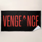 Serviette De Plage La silhouette Batman Vengeance (Devant)