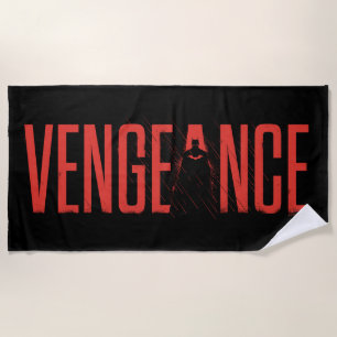 Serviette De Plage La silhouette Batman Vengeance