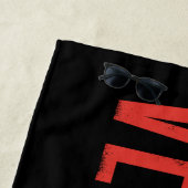 Serviette De Plage La silhouette Batman Vengeance (En situation)