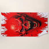 Serviette De Plage La soif de sang : le vengeful Vampire (Devant)