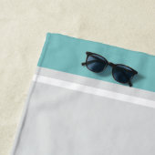 Serviette De Plage La vie du Parti - Le Lotus Blanc (En situation)