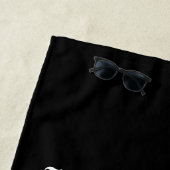 Serviette De Plage La Vie Est Meilleure Au Pirate De Plage (En situation)