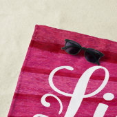 Serviette De Plage La Vie Est Meilleure En Flip Flops Cuisine Personn (En situation)