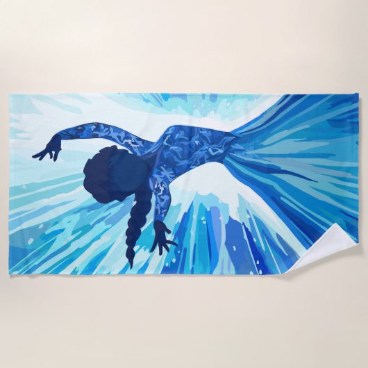 Serviette De Plage Lâchez prise (Devant)