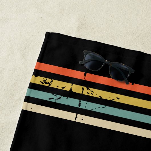 Serviette De Plage Lacrosse personnalisée (En situation)