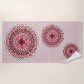 Serviette De Plage Lacy Valentine's Day Beach Towel (Devant)