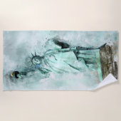 Serviette de plage Lady Liberty (Devant)