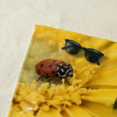 Serviette De Plage Ladybug (En situation)