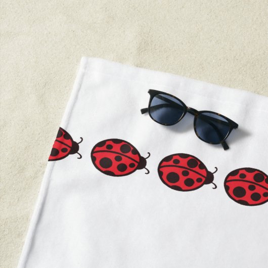 Serviette de plage Ladybug Bath (En situation)