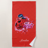 Serviette De Plage Ladybug miraculeux | Spots Sur Graphic (Devant)