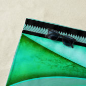 Serviette de plage  Lagon /Cagou Style (En situation)