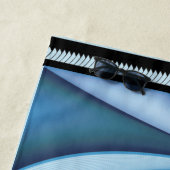 Serviette de plage  Lagon /Cagou Style (En situation)