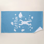 Serviette De Plage Laisser la pluie (hockey) (Devant)