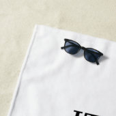 Serviette De Plage Laissez-moi tranquille (En situation)