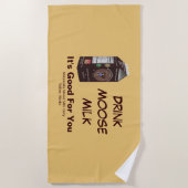 Serviette De Plage Lait d'orignal Matanuska (Devant)