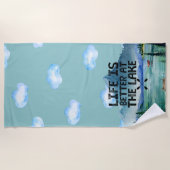 Serviette de plage Lake House (Devant)