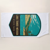 Serviette De Plage Lake Tahoe-Nevada State Park (Devant)