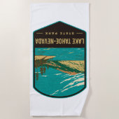 Serviette De Plage Lake Tahoe-Nevada State Park (Devant)
