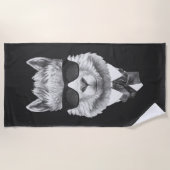 Serviette De Plage Lama chic (Devant)