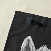 Serviette De Plage Lama chic (En situation)