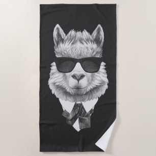 Serviette De Plage Lama chic