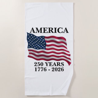 Serviette De Plage L'Amérique 250 Ans