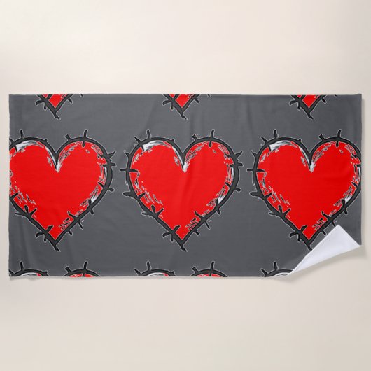 Serviette De Plage L'amour est (Devant)