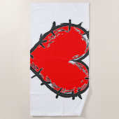 Serviette De Plage L'amour est (Devant)