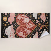 Serviette De Plage L'amour est dans l'air (Devant)