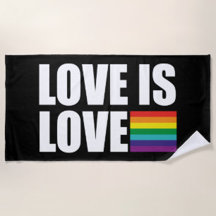 Serviette De Plage L'amour est l'amour