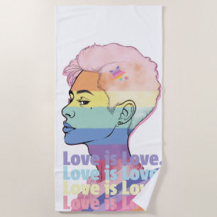 Serviette De Plage L'amour est l'amour