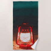 Serviette De Plage Lampe à huile (Devant)
