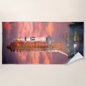 Serviette De Plage Lancement de la fusée Apollo Saturn 1B (Devant)