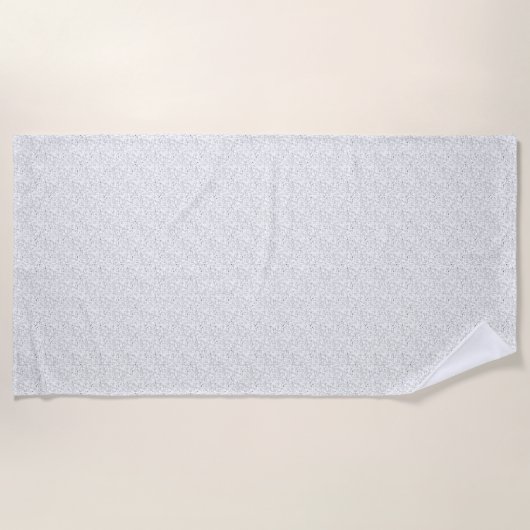 Serviette De Plage Langue Design Cinq (Devant)
