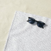Serviette De Plage Langue Design Cinq (En situation)