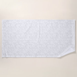 Serviette De Plage Langue Design Trente-quatre