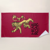 Serviette De Plage Lannister Sigil - Entendez-Moi Roar (Devant)
