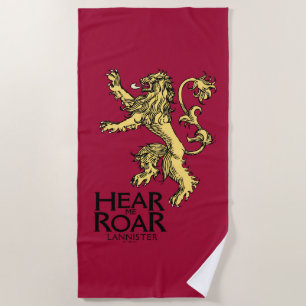 Serviette De Plage Lannister Sigil - Entendez-Moi Roar
