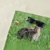 Serviette De Plage Lapin (En situation)