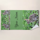 Serviette De Plage Lapin (Devant)